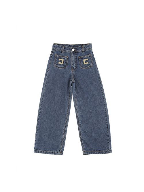Pantalone, bambina, logato. ELISABETTA FRANCHI | EFPA325 C DF0114039